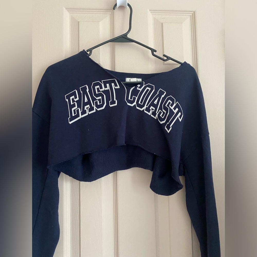 Garage cropped crewneck